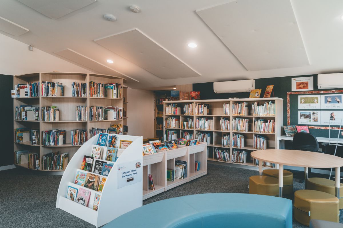 New school library at the main campus