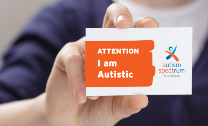 Autism alert card