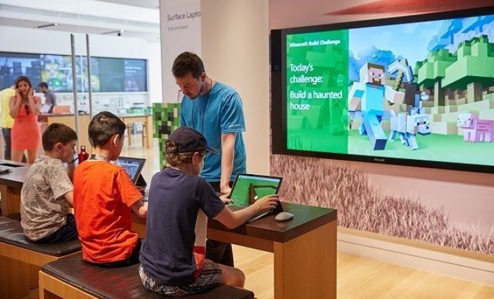 Participants attending Microsoft's ‘Autism Friendly Minecraft Build Challenge"